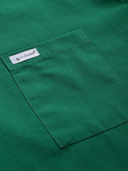 Trendy looking Drifit Jogger Scrub for men in hunter green color with pockets and modern design