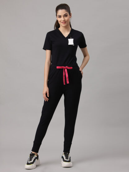 Stretchable French Jogger Scrub for women